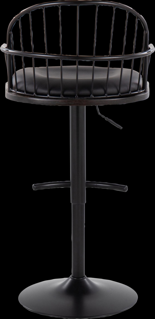 Charlias X Black Adjustable Barstool, Set of 2 - Thumbnail - Image 9