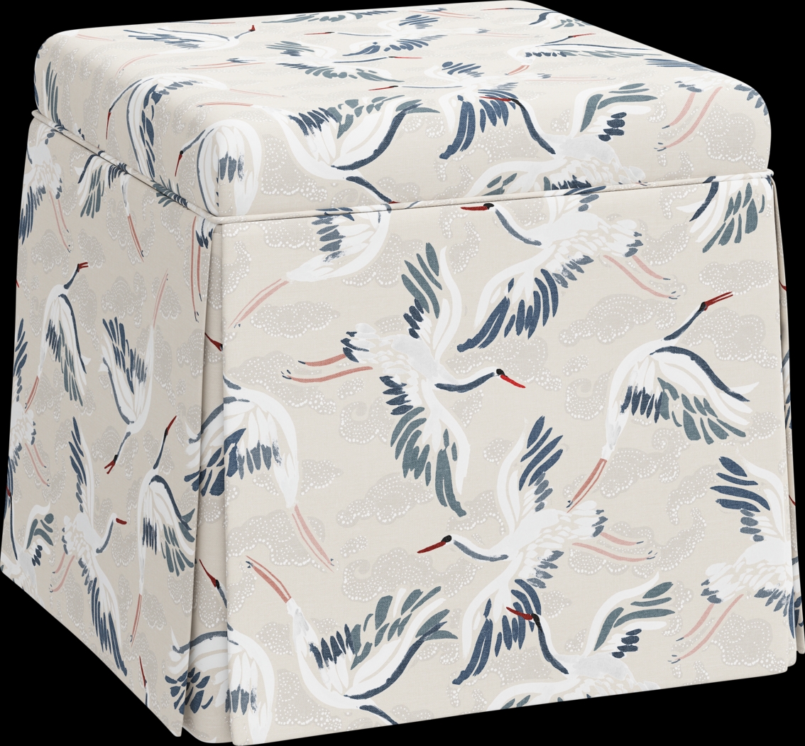 Charlick Beige Ottoman - Thumbnail - Image 2