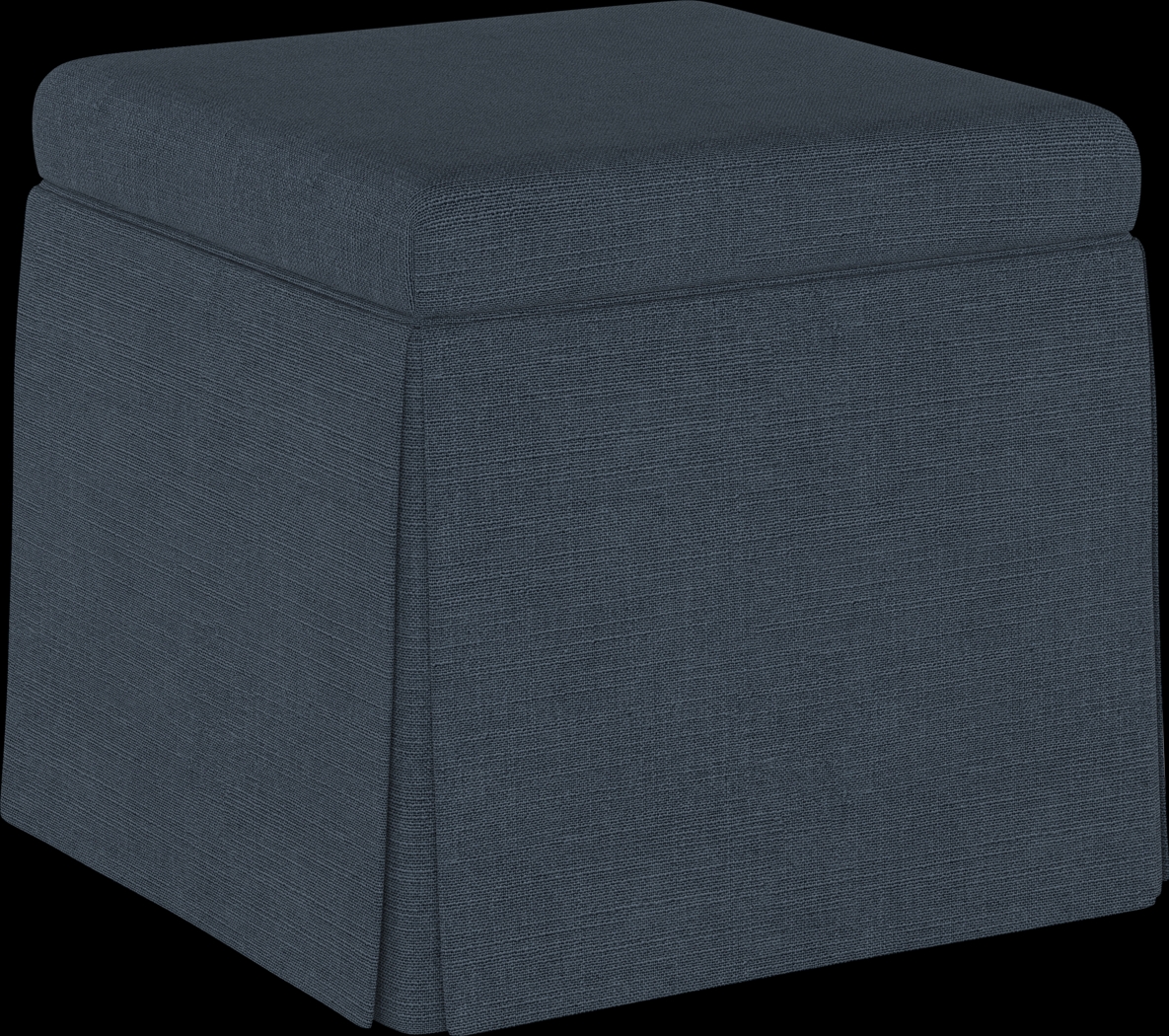 Charlick Blue Ottoman - Thumbnail - Image 1