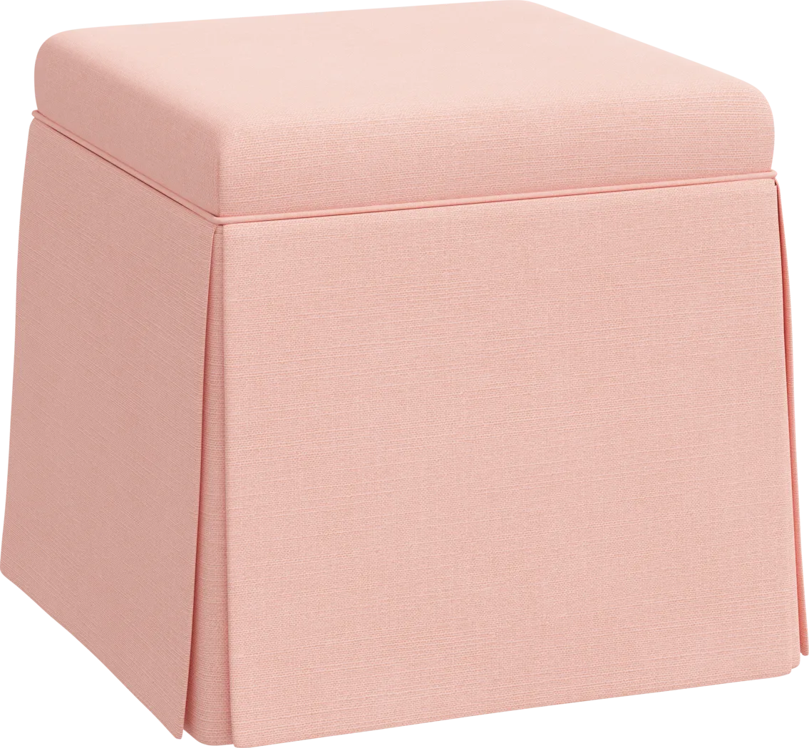 Charlick Pink Ottoman - Thumbnail - Image 2