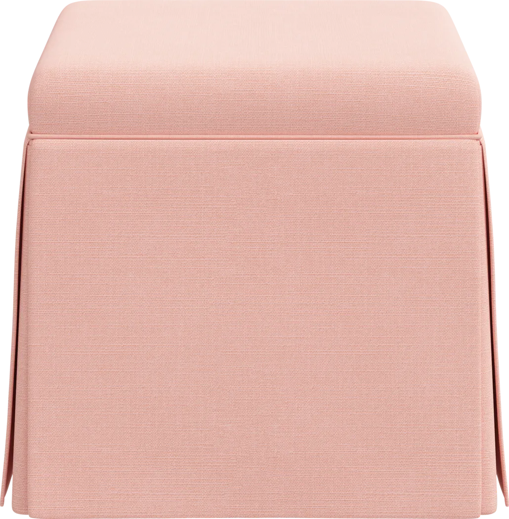 Charlick Pink Ottoman - Thumbnail - Image 3
