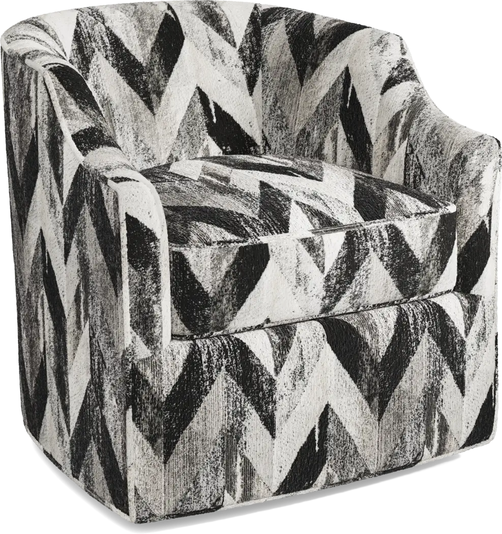 Charlien Gray Swivel Chair - Thumbnail - Image 1