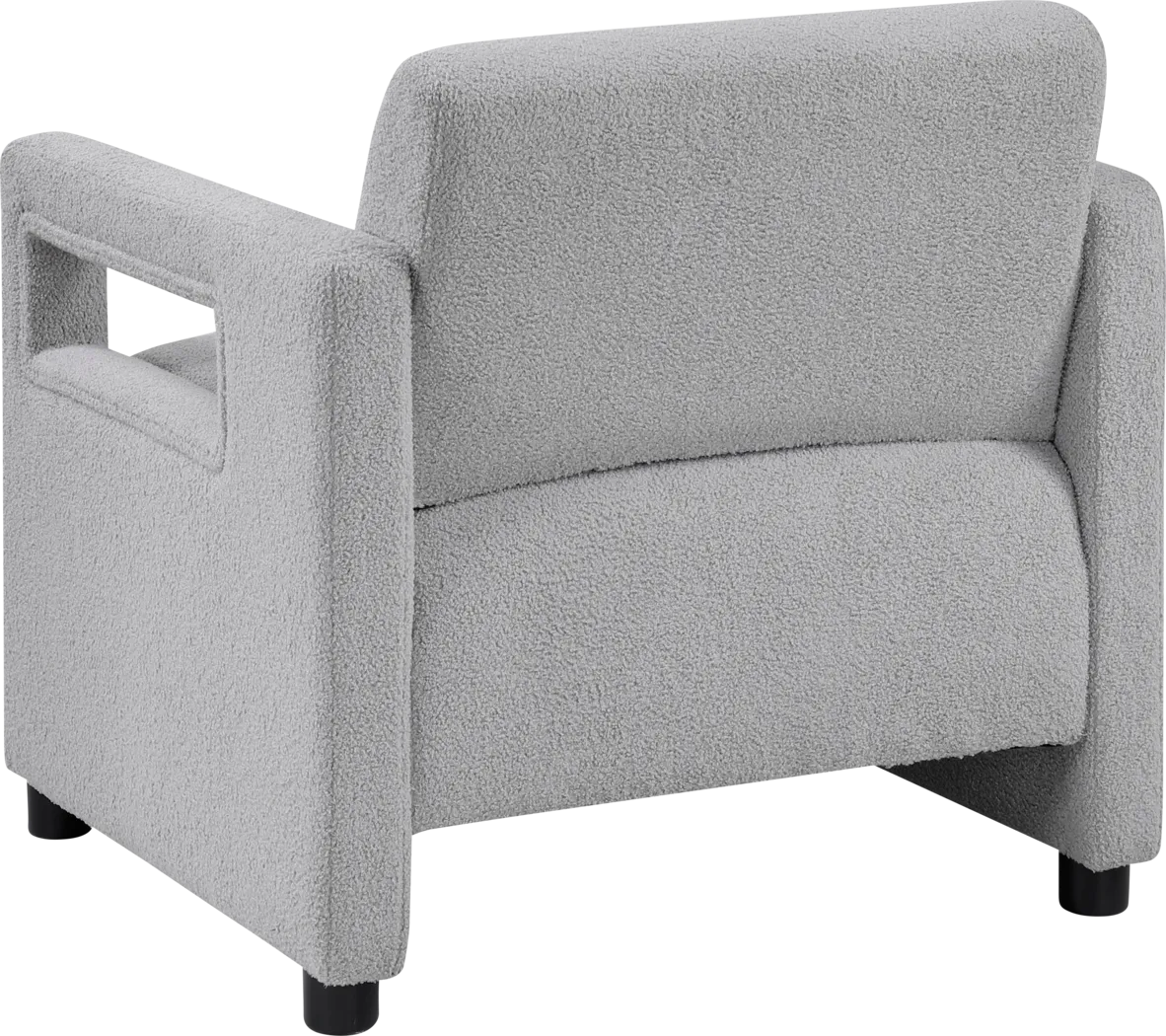 Charliza Gray Accent Chair - Thumbnail - Image 4