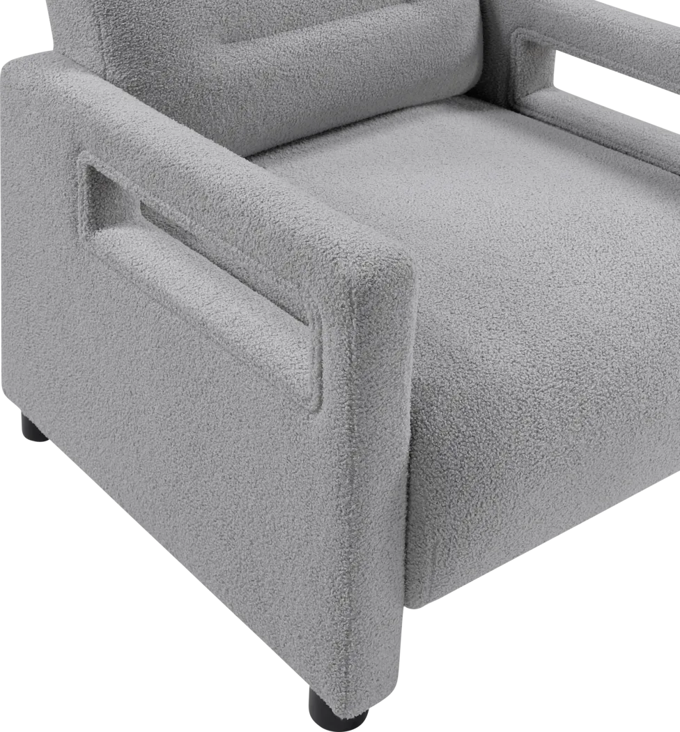 Charliza Gray Accent Chair - Thumbnail - Image 6