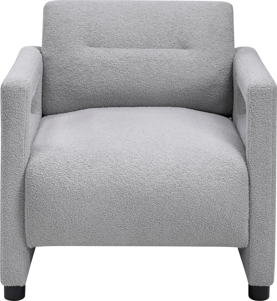 Charliza Gray Accent Chair - Thumbnail - Image 7