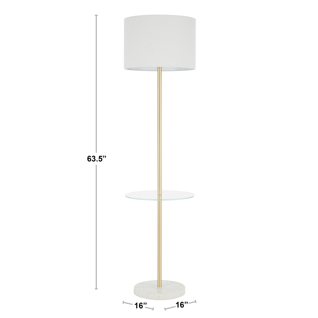 Charlmark Gold Floor Lamp - Thumbnail - Image 7
