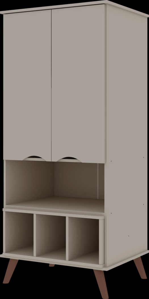 Charlo Beige Accent Cabinet - Thumbnail - Image 1
