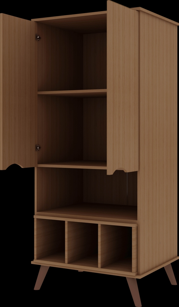 Charlo Red Accent Cabinet - Thumbnail - Image 3