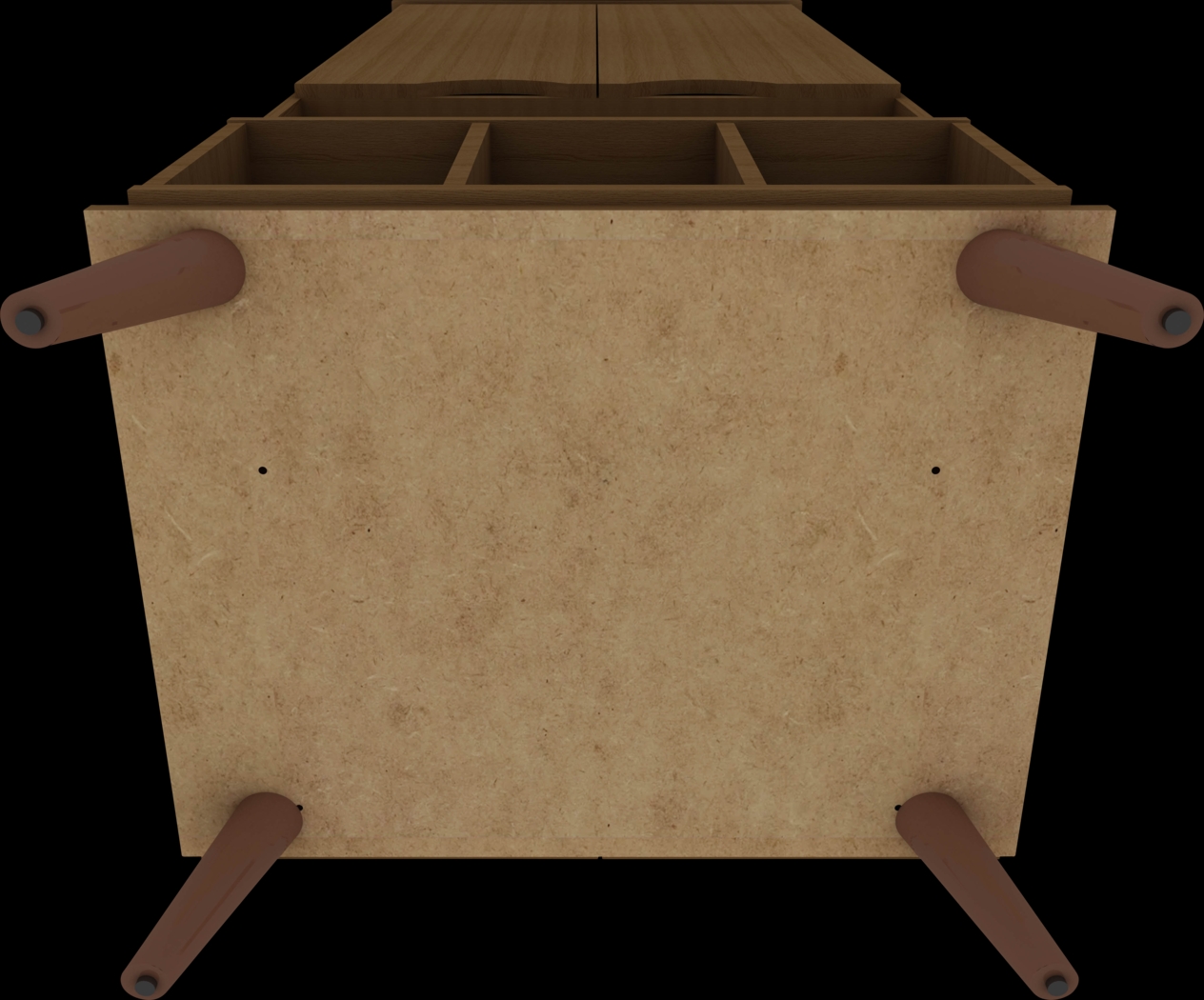Charlo Red Accent Cabinet - Thumbnail - Image 7