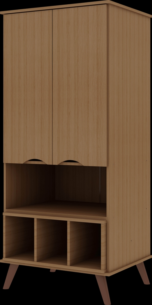 Charlo Red Accent Cabinet - Thumbnail - Image 1