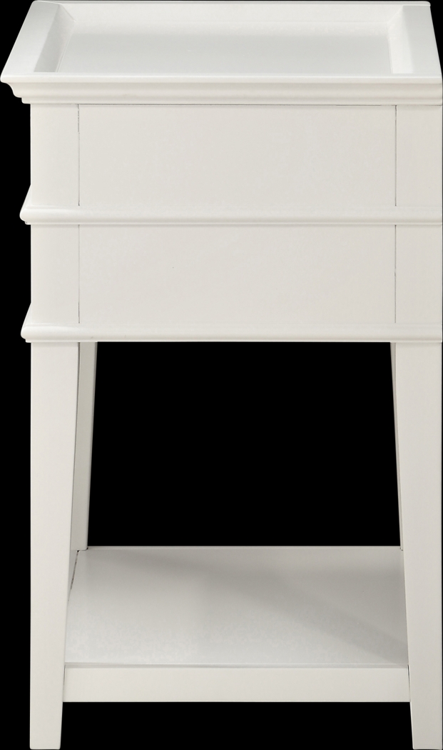 Charloma White End Table - Thumbnail - Image 6
