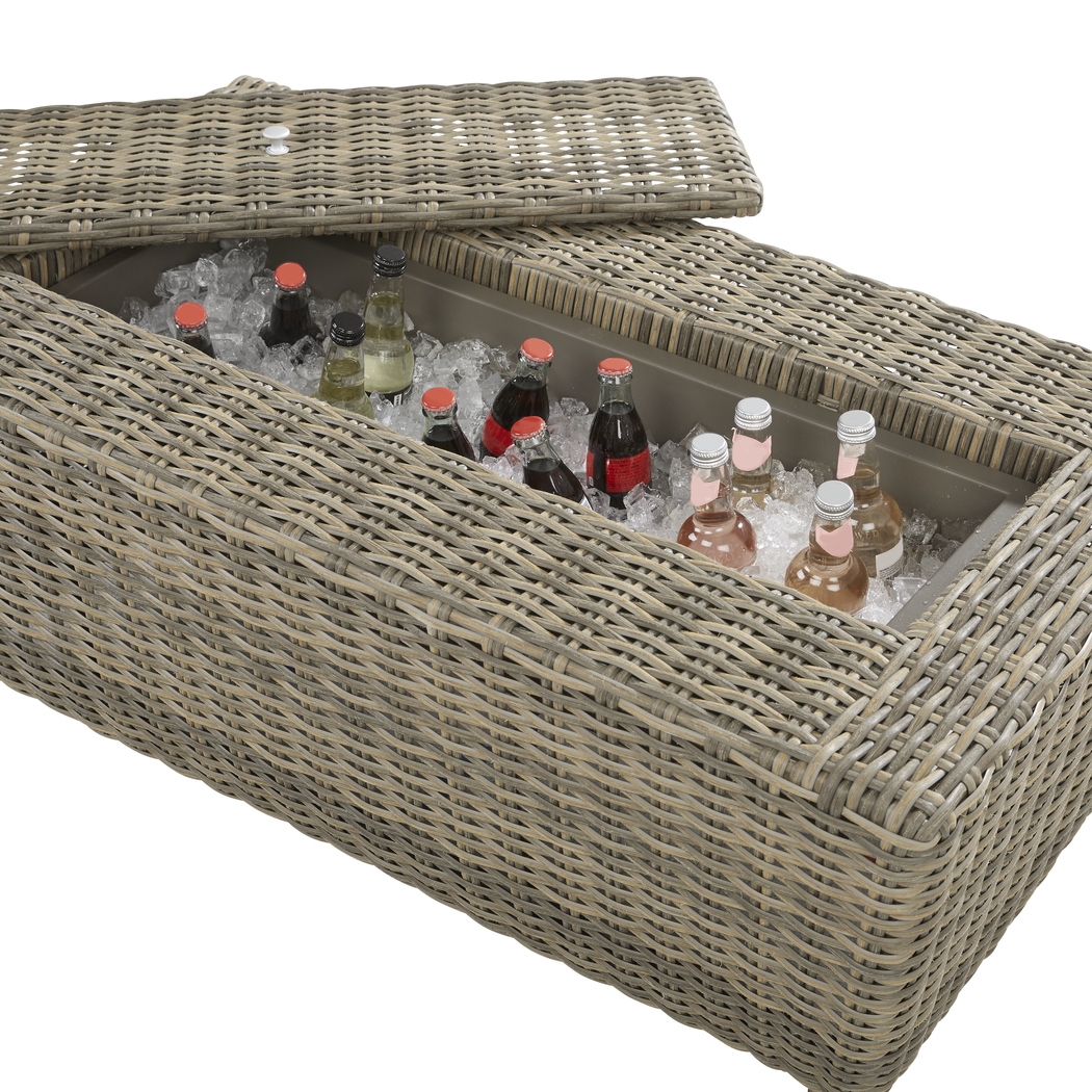Charlotte Harbor Gray Outdoor Cocktail Table - Thumbnail - Image 4