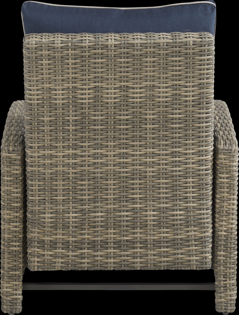 Charlotte Harbor Gray Outdoor Recliner Chair - Thumbnail - Image 4