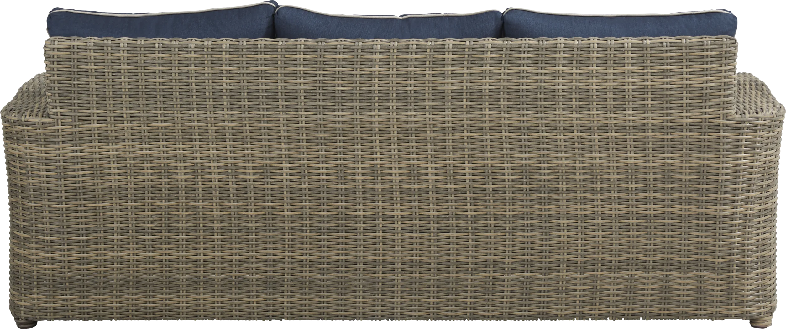Charlotte Harbor Gray Outdoor Sofa - Thumbnail - Image 3