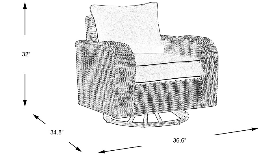 Dimension Image. Please refer to the Dimension Tab on this page for dimension details.