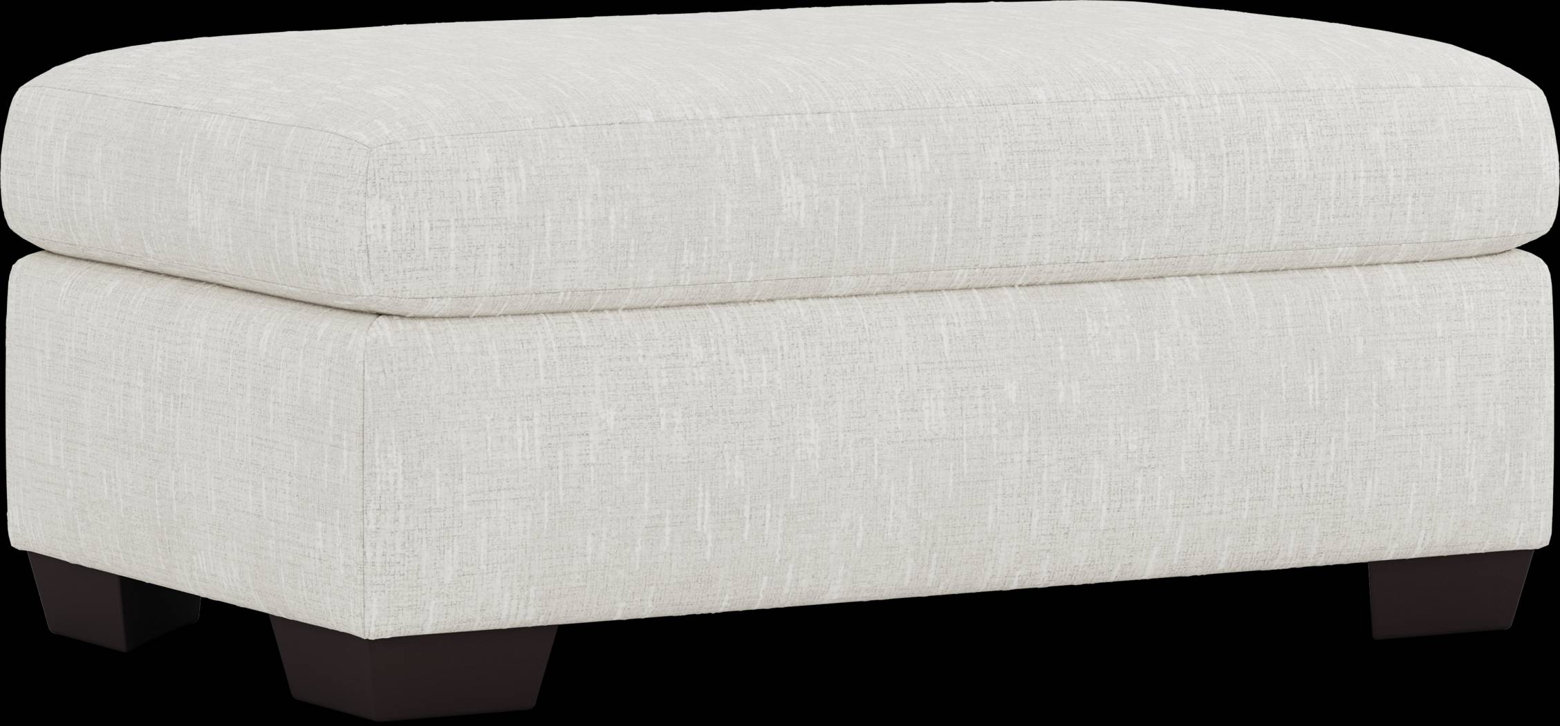 Charlton Park Ivory Ottoman - Thumbnail - Image 1