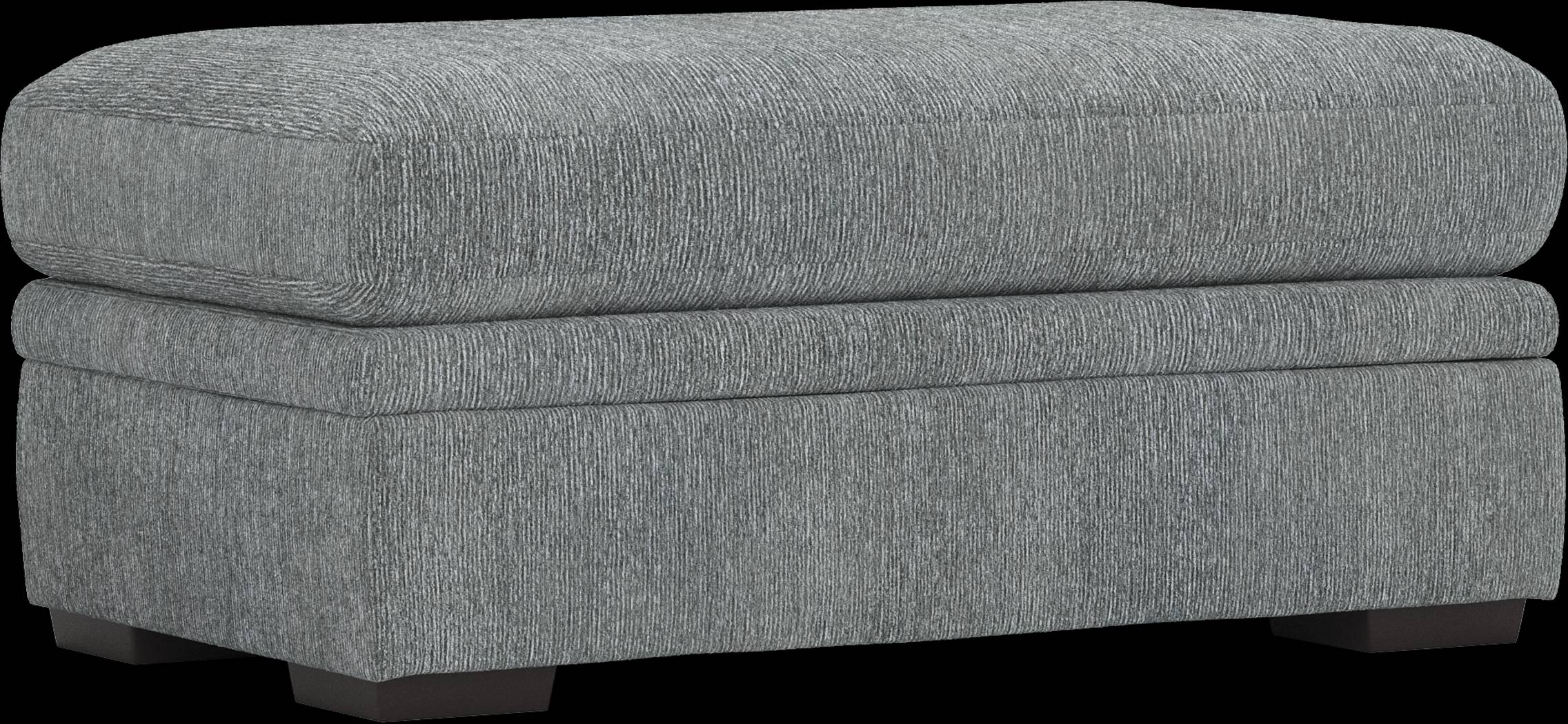 Charlton Street Slate Ottoman - Thumbnail - Image 1