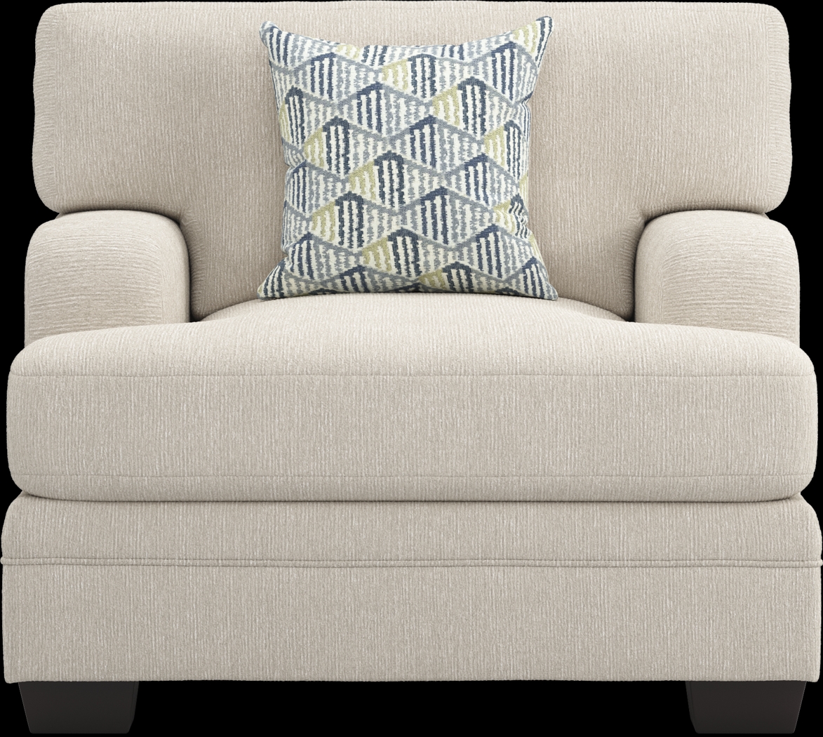 Charlton Street Off-White 3 Pc Living Room - Thumbnail - Image 7