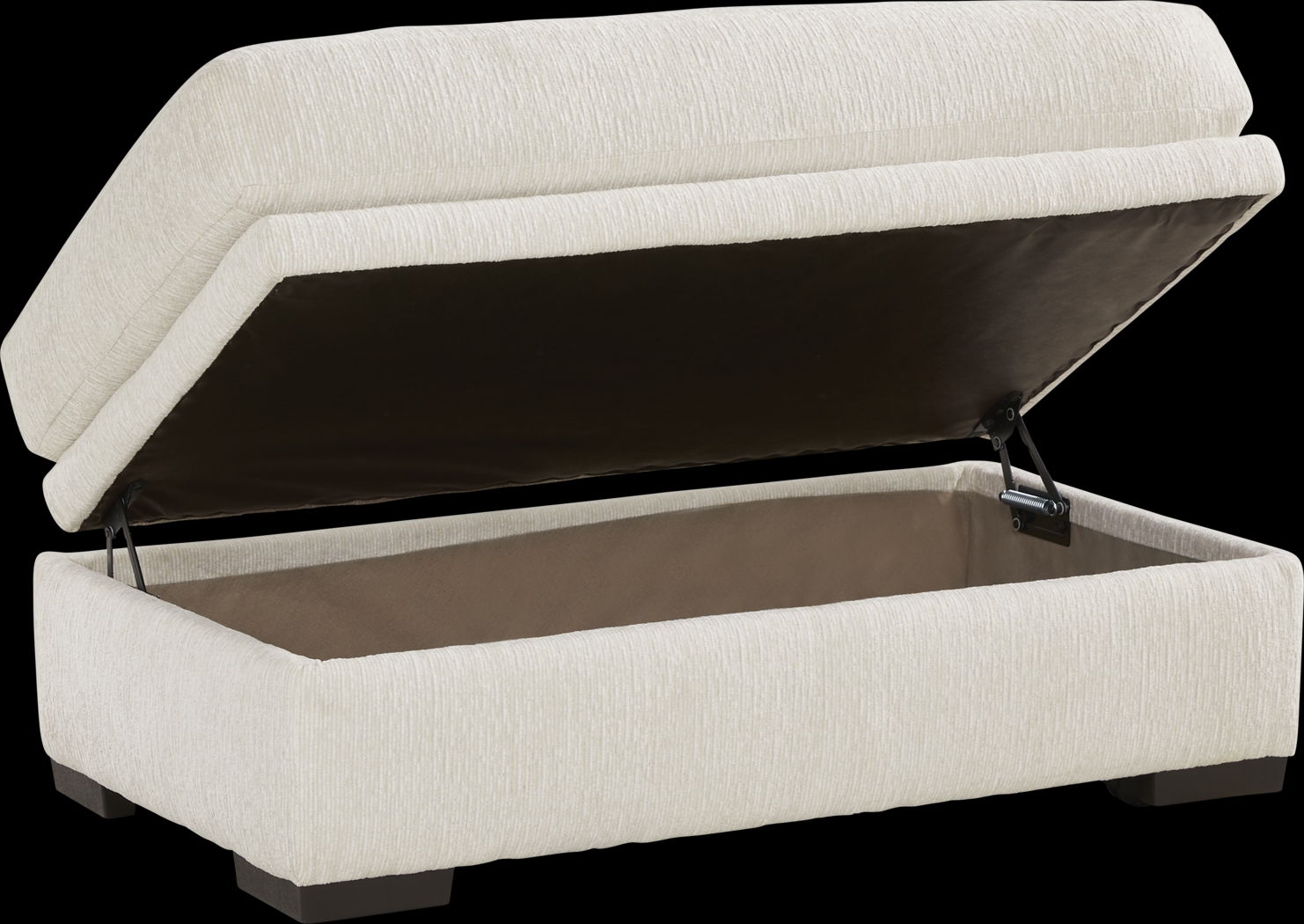 Charlton Street Off-White Ottoman - Thumbnail - Image 2