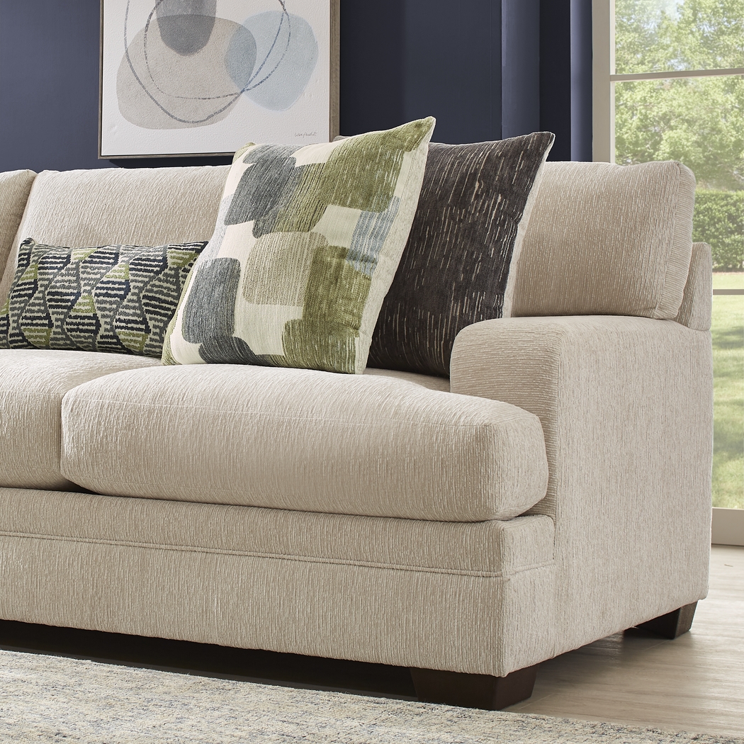 Charlton Street Off-White 7 Pc Living Room with Sleeper Sofa - Thumbnail - Image 8