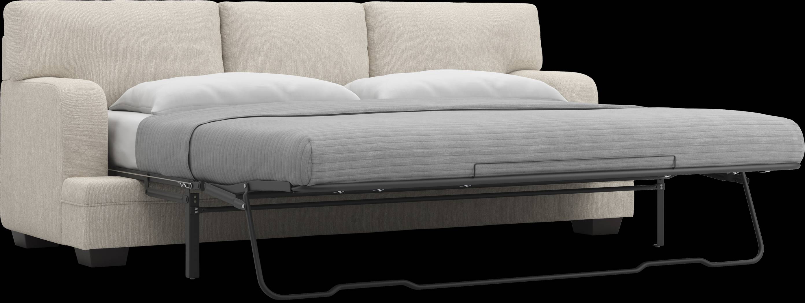 Charlton Street Off-White 7 Pc Living Room with Sleeper Sofa - Thumbnail - Image 4