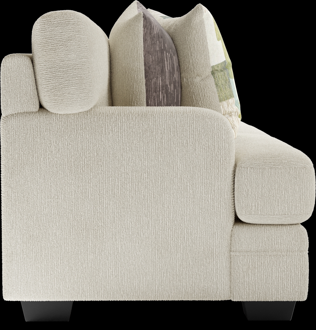 Charlton Street Off-White 7 Pc Living Room with Sleeper Sofa - Thumbnail - Image 7