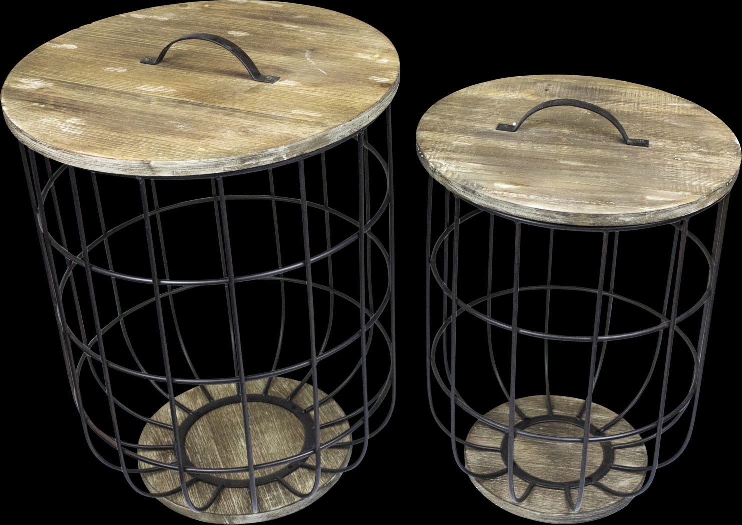 Charlwood Beige Set of 2 Accent Tables - Thumbnail - Image 1