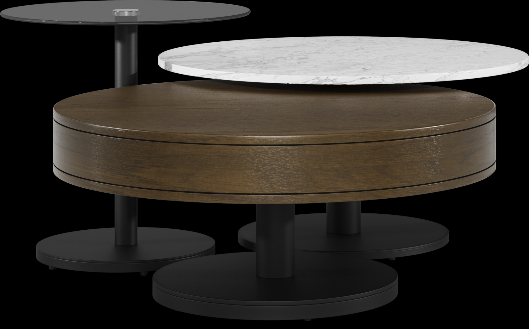 Charmaine 3 Pc Nesting Table Set - Thumbnail - Image 1