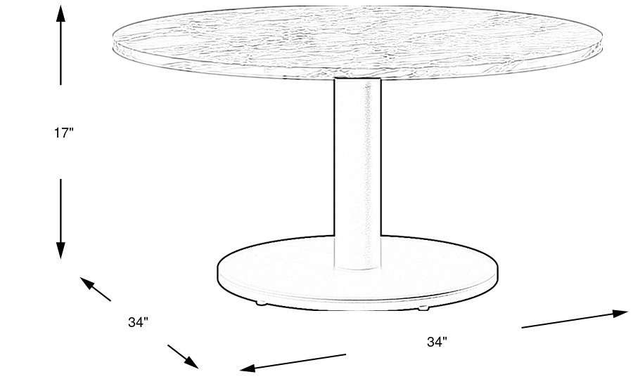 Dimension Image. Please refer to the Dimension Tab on this page for dimension details.