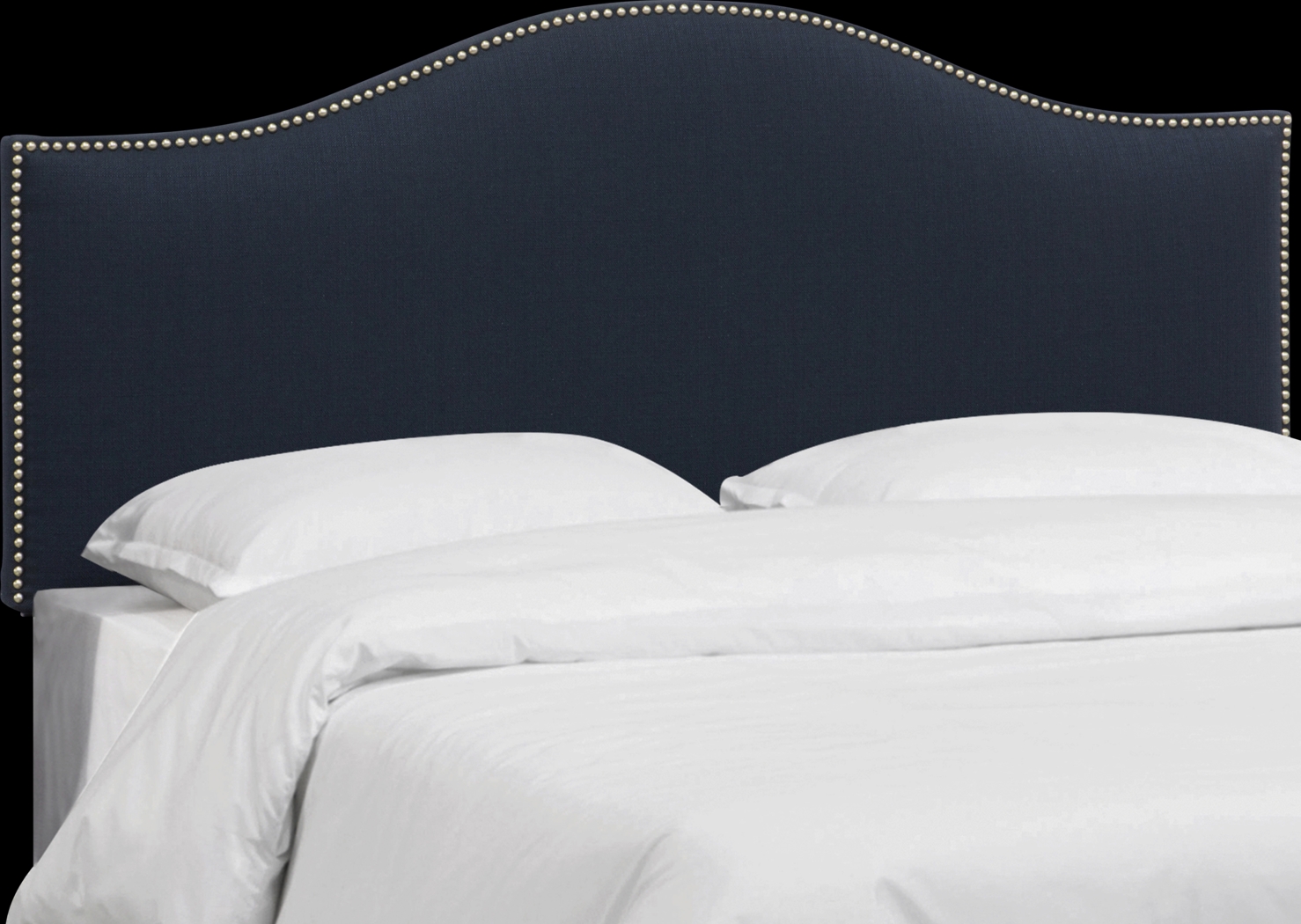 Charna Blue Full Upholstered Headboard - Thumbnail - Image 1