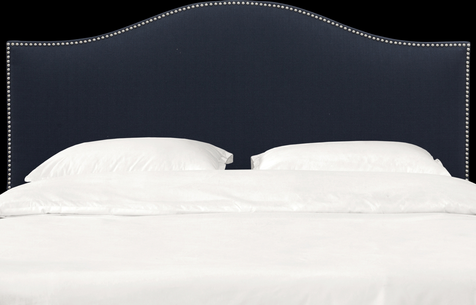 Charna Blue King Upholstered Headboard - Thumbnail - Image 2