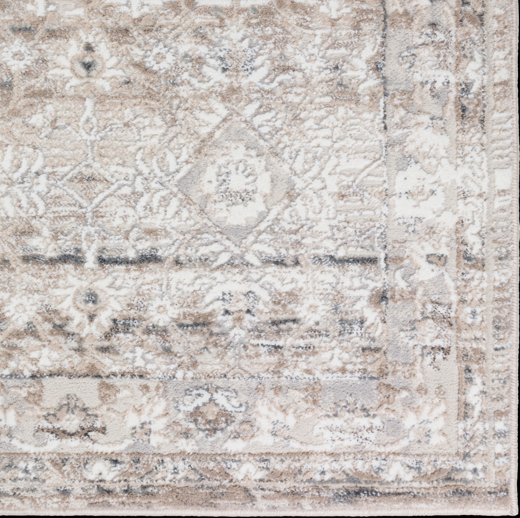 Charneta Beige 3' x 5' Rug - Thumbnail - Image 2