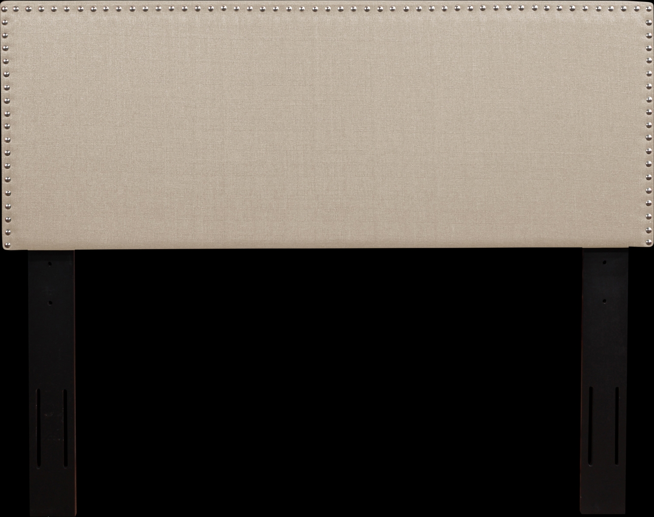 Charnwood Beige Twin Upholstered Headboard - Thumbnail - Image 1