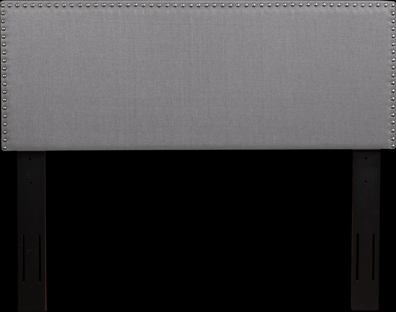Charnwood Gray Full/Queen Upholstered Headboard - Thumbnail - Image 1
