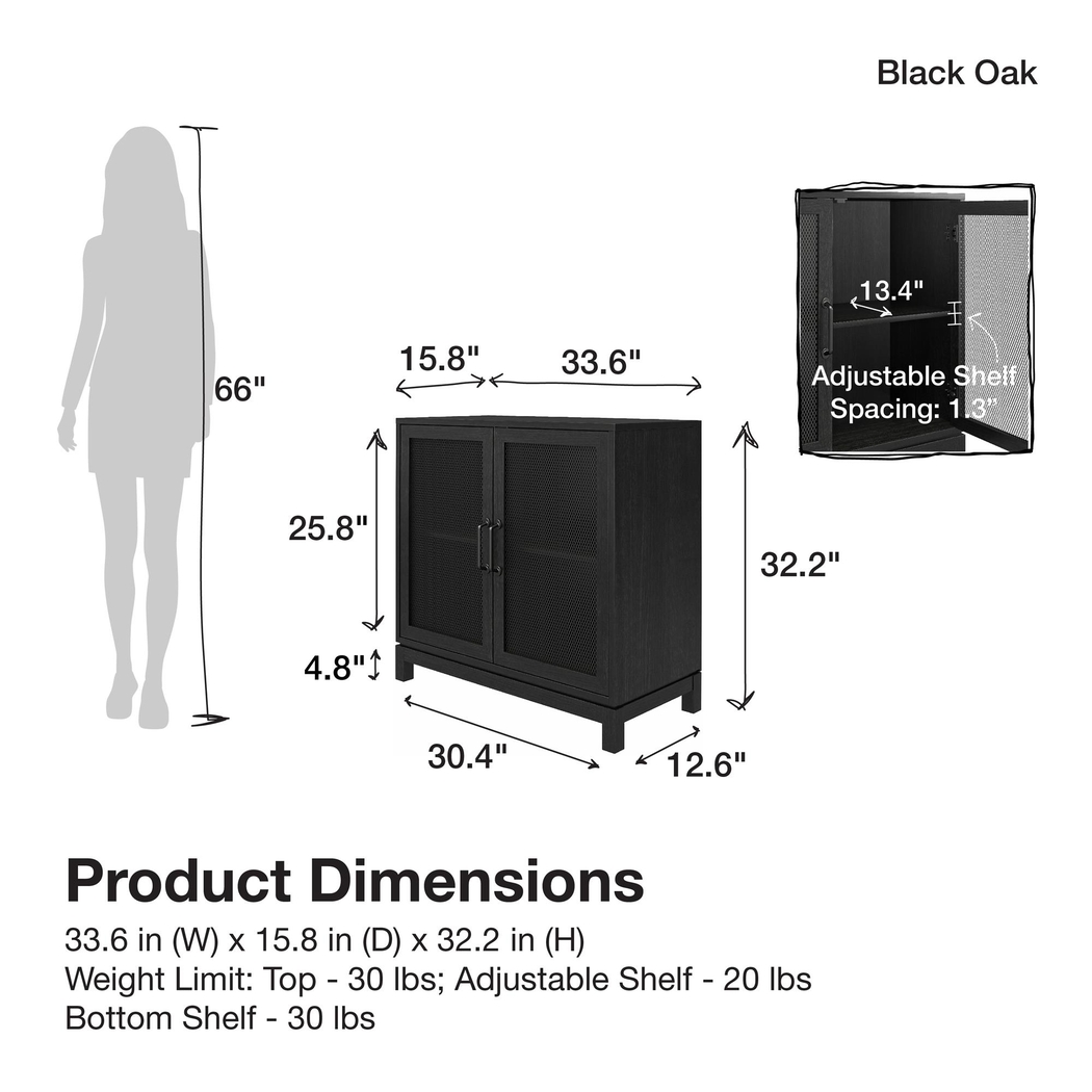 Charolais Black Accent Cabinet - Thumbnail - Image 10