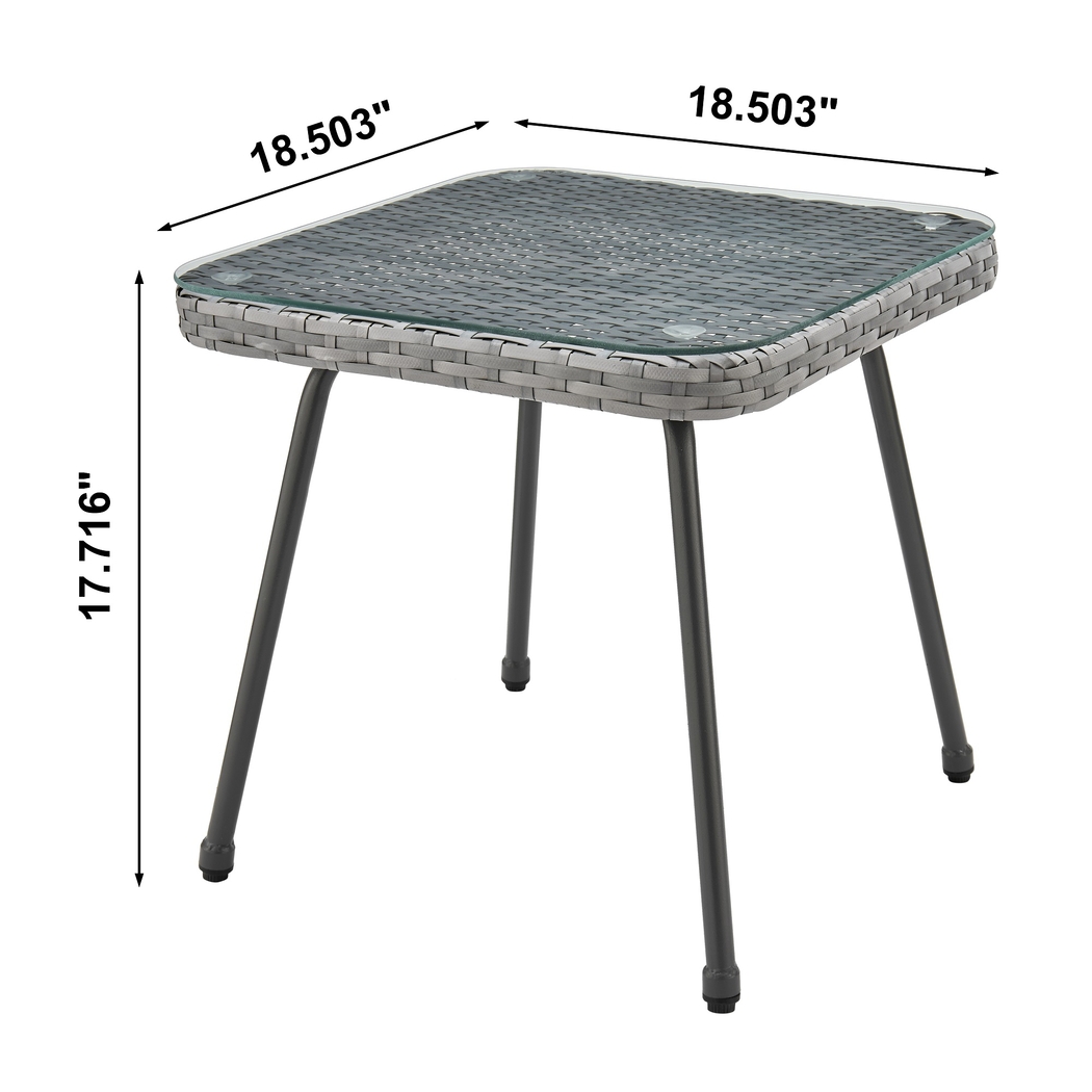 Charolaisy Cream 3 Pc Chat Set - Thumbnail - Image 4