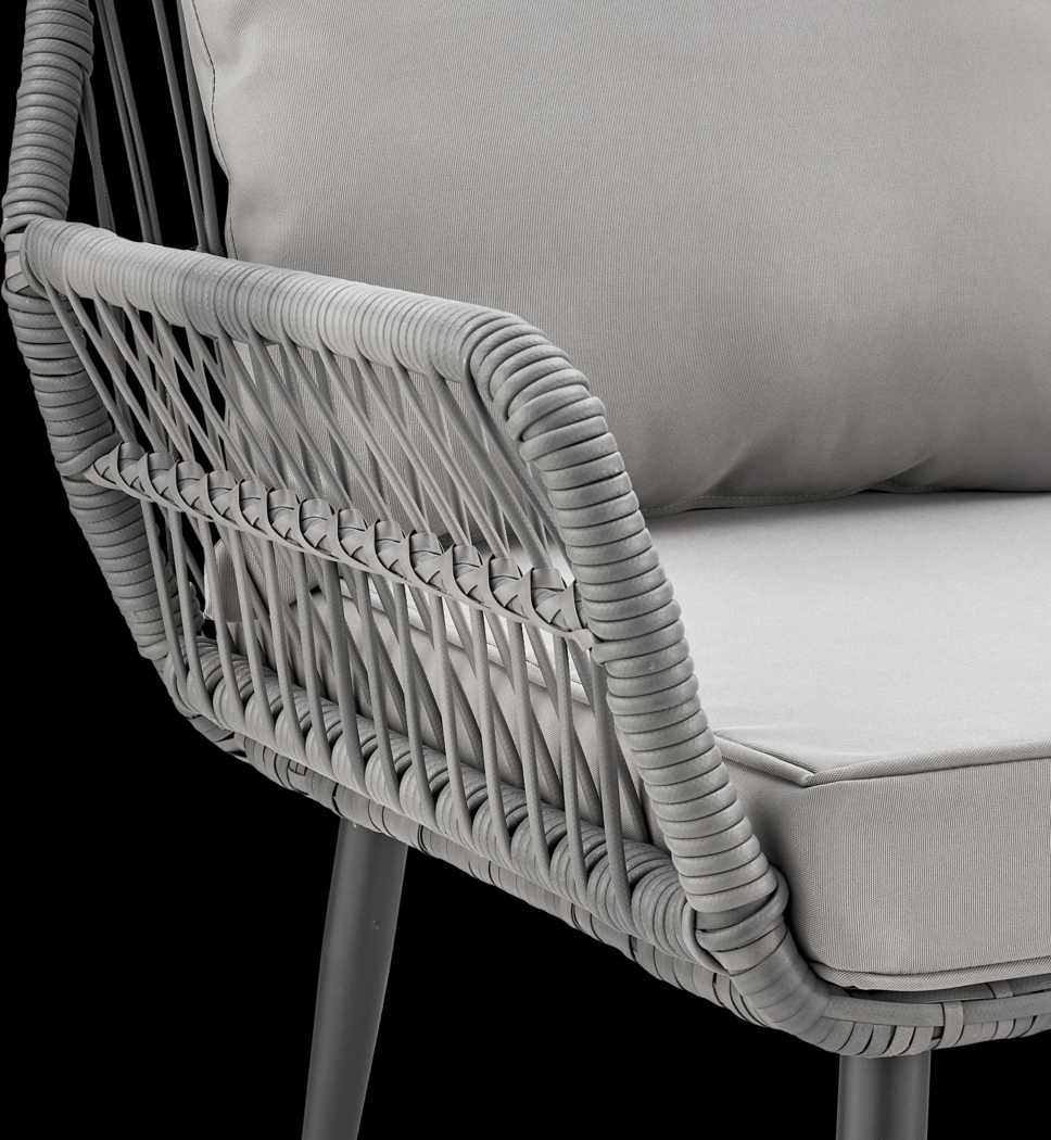 Charolaisy Gray 3 Pc Chat Set - Thumbnail - Image 5