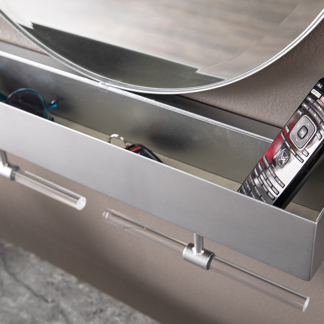 Charraway Gray Storage Mirror - Thumbnail - Image 4