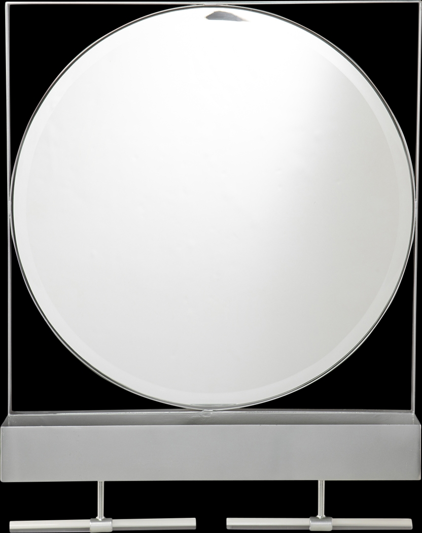 Charraway Gray Storage Mirror - Thumbnail - Image 1