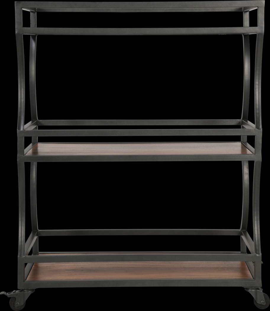 Charterstone Brown Bar Cart - Thumbnail - Image 2