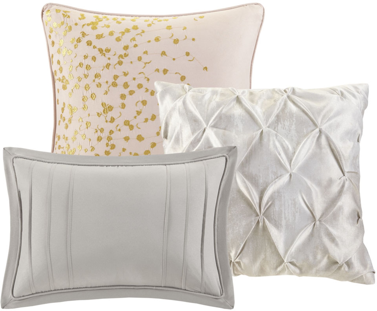 Chartes Blush 7 Pc Queen Comforter Set - Thumbnail - Image 5