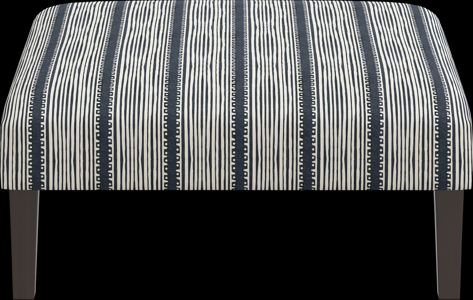 Chartiers Navy Ottoman - Thumbnail - Image 2