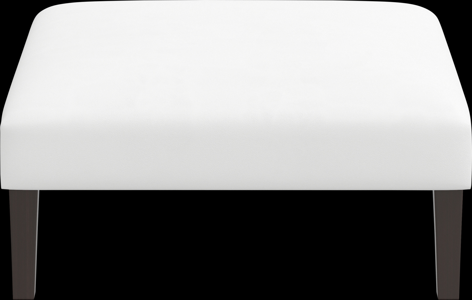 Chartiers White Ottoman - Thumbnail - Image 2
