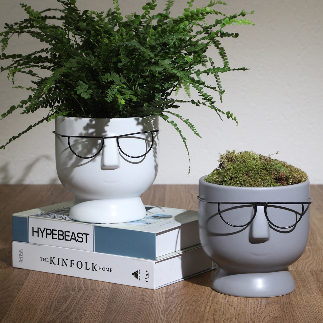 Charttes Gray Planter - Thumbnail - Image 2