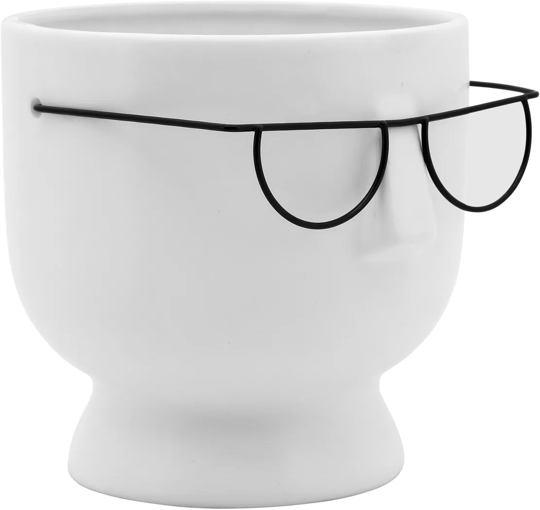 Charttes White Planter - Thumbnail - Image 3