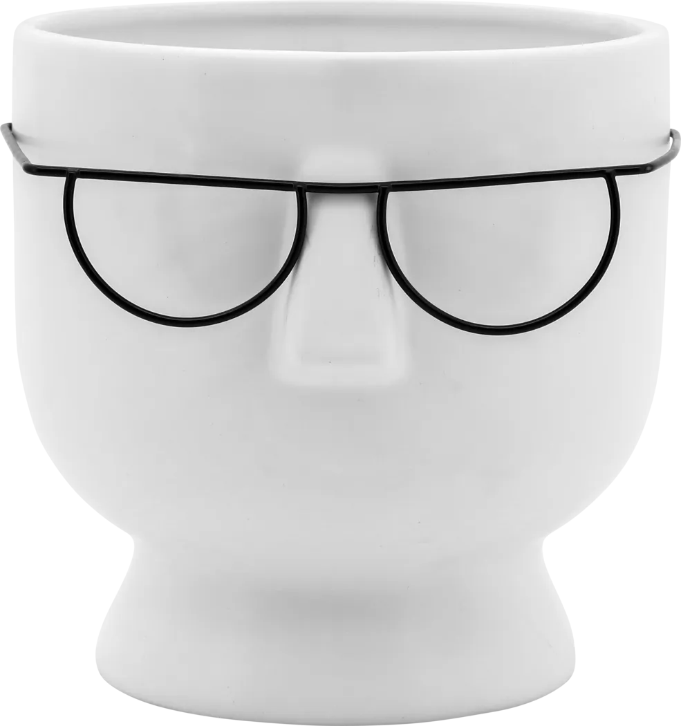 Charttes White Planter - Thumbnail - Image 1