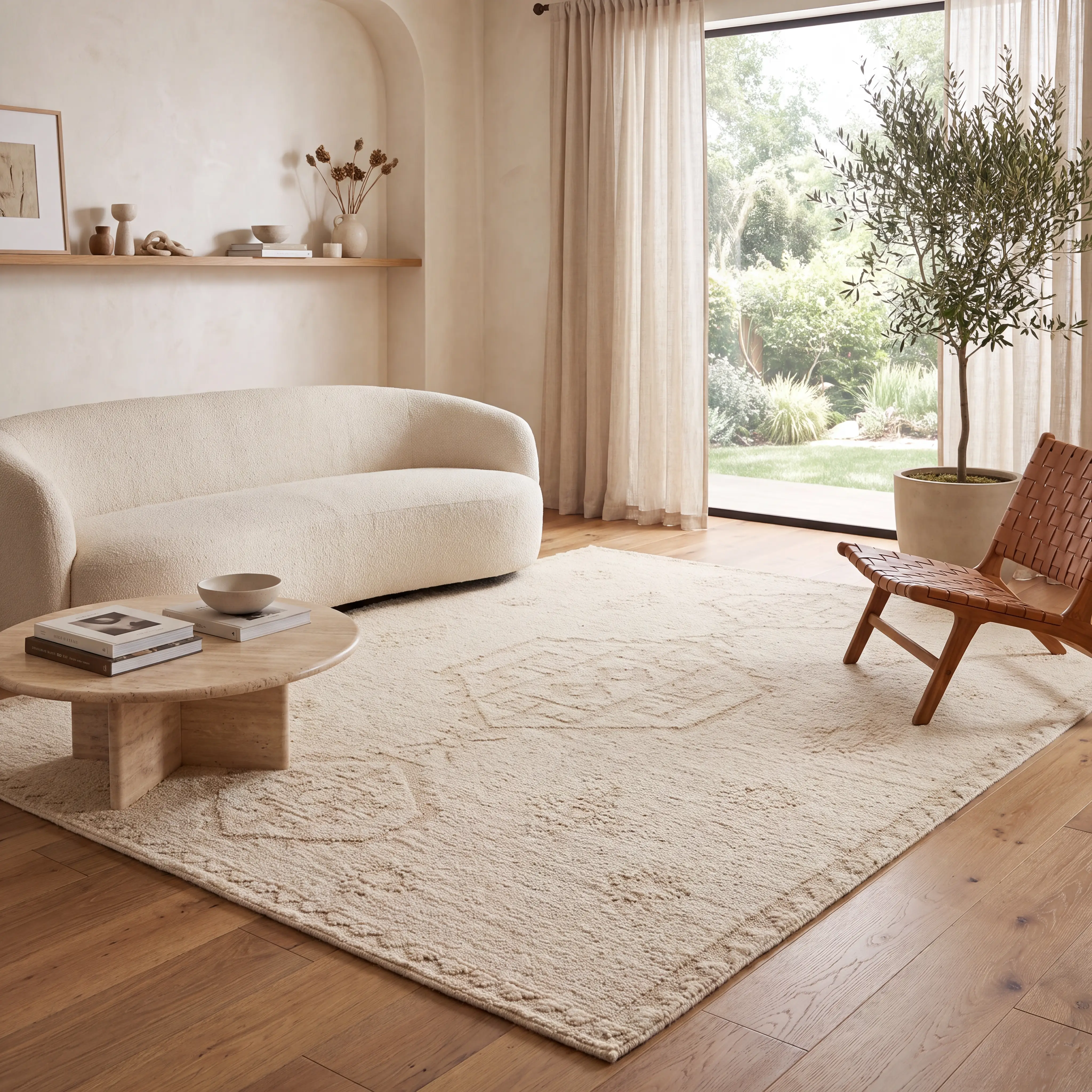 Chasan Ivory 7'9 x 9'9 Rug - Thumbnail - Image 2
