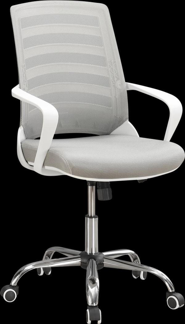 Chasefield White Desk Chair - Thumbnail - Image 1
