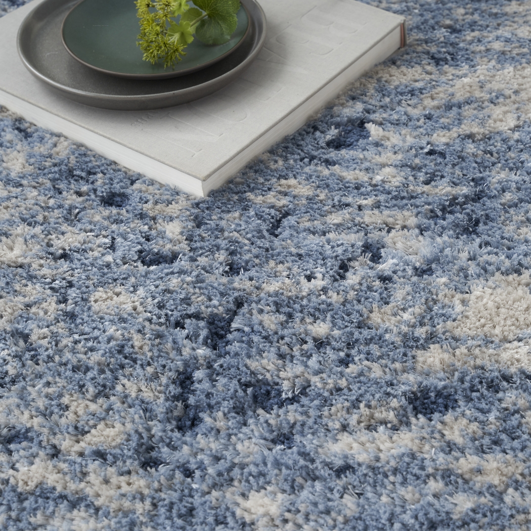 Chaseh Blue 5'3 x 7'3 Rug - Thumbnail - Image 7