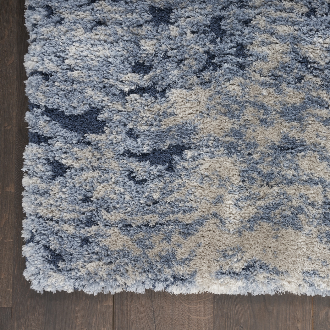Chaseh Blue 6'7 x 9'2 Rug - Thumbnail - Image 3